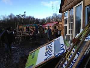 La Chataigne welcoming camp at ZAD