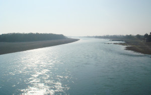 The Narayan River seen in southern Nepal. (Noaman G. Ali)