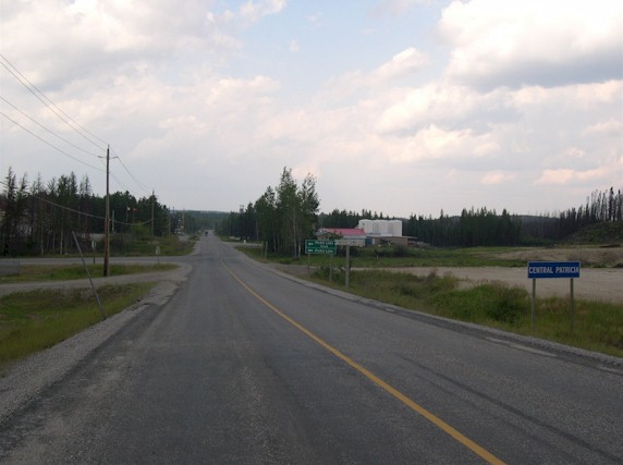 Ontario Hwy 599 at Central Patricia, which extends north deep into Anishinabek lands. It's a road travelled by many Anishinabek as they migrate south.