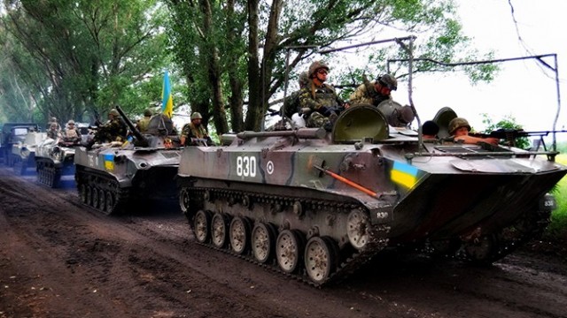 Ukraine army in Kramatorsk. Photo: Ukrainian government. 